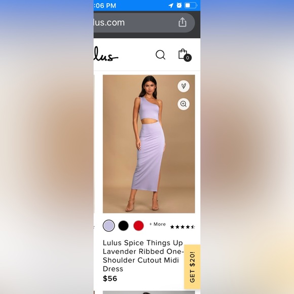 Off the shoulder purple dress - Picture 2 of 2